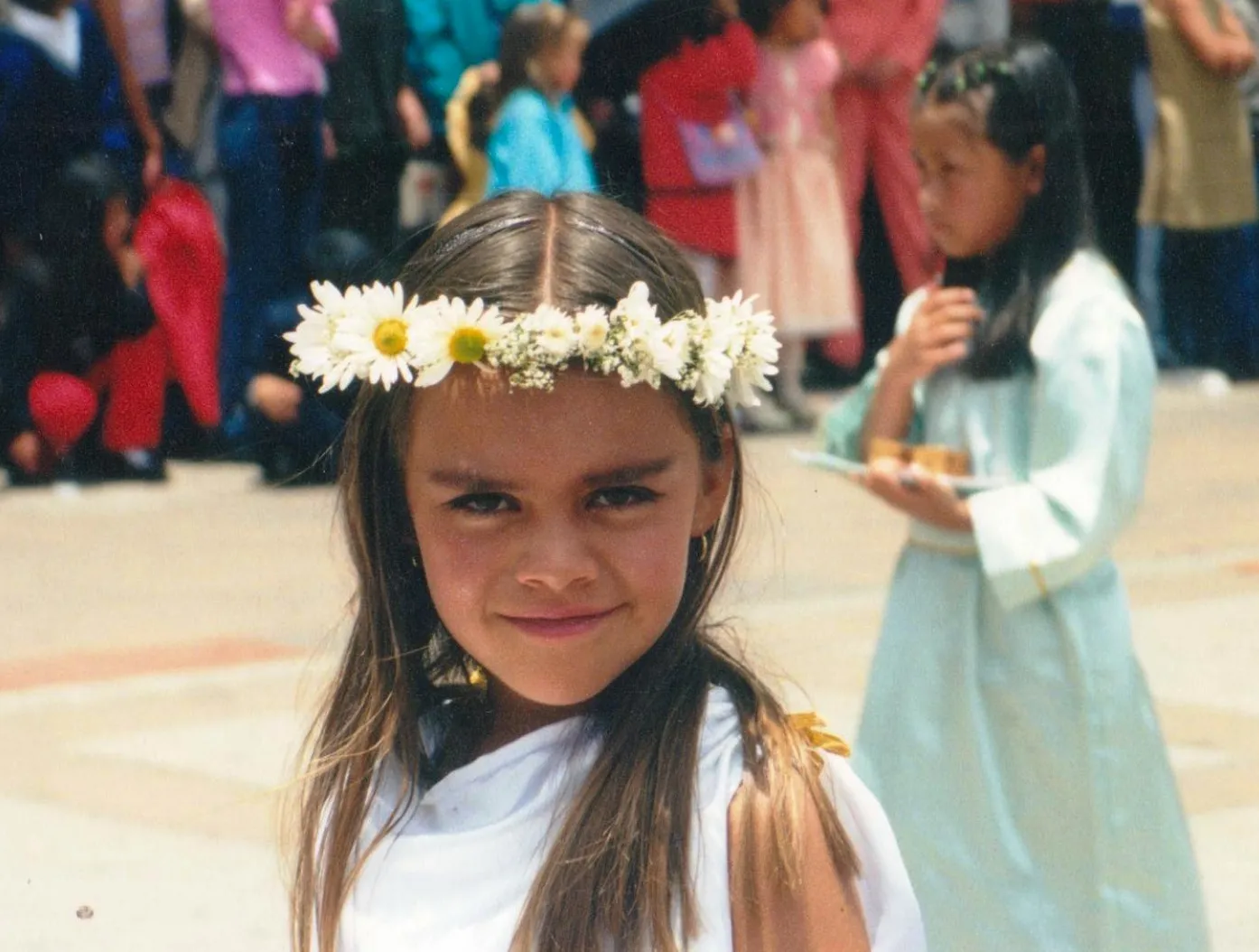 Fotografía histórica de la Procesión Infantil de Tunja